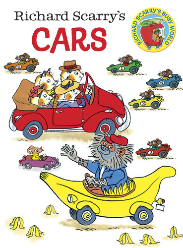 Richard Scarry's Cars book cover by Richard Scarry