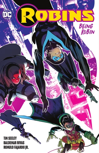 Robins: Being Robin book cover by Tim Seeley
