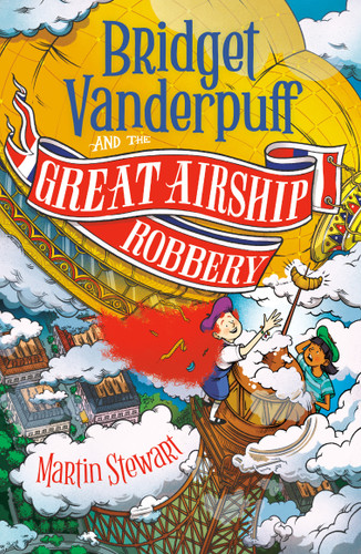 Bridget Vanderpuff and the Great Airship Robbery #3 (Bridget Vanderpuff) book cover by Martin Stewart