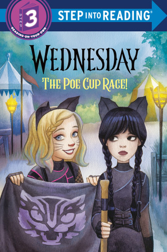 The Poe Cup Race! (Wednesday) (Step into Reading, Step 3) book cover by Christy Webster