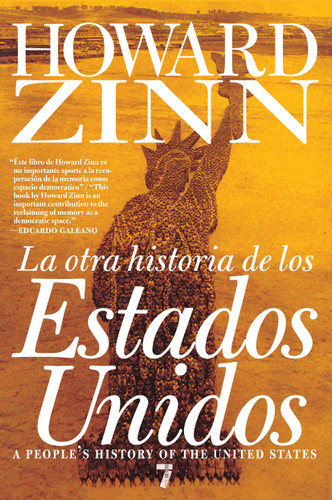 La Otra Historia de los Estados Unidos book cover by Howard Zinn