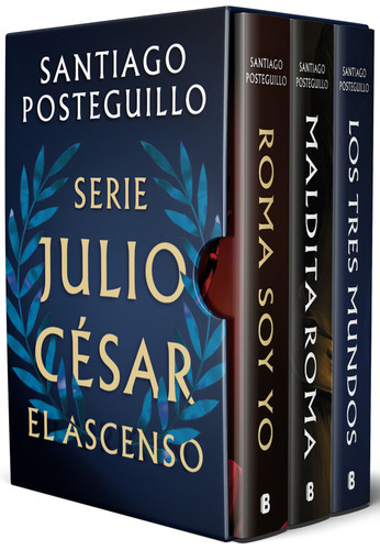 Estuche Serie Julio César: El ascenso (Roma soy yo;  Maldita Roma; Los tres mundos) / The Ascension Trilogy Boxed Set book cover by Santiago Posteguillo