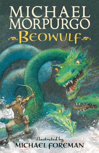 Beowulf book cover by Michael Morpurgo