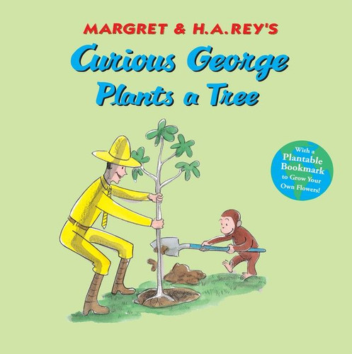 Curious George Plants a Tree (Curious George) book cover by H. A. Rey