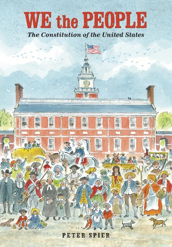 We the People: The Constitution of the United States book cover by Peter Spier