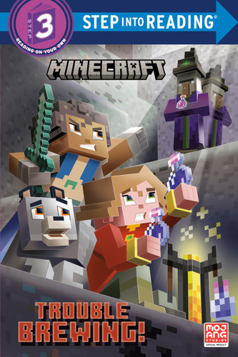 Trouble Brewing! (Minecraft) (Step into Reading, Step 3) book cover by Arie Kaplan