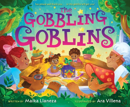 The Gobbling Goblins book cover by Maika Llaneza