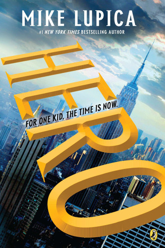 Hero book cover by Mike Lupica