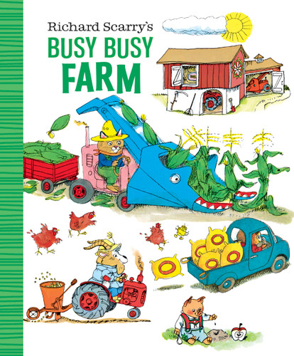 Richard Scarry's Busy Busy Farm (Richard Scarry's BUSY BUSY Board Books) book cover by Richard Scarry