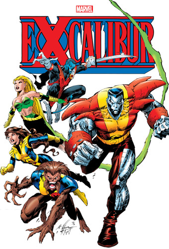 Excalibur Omnibus Vol. 3 Anthony Winn Cover book cover by Scott Lobdell, Marvel Various