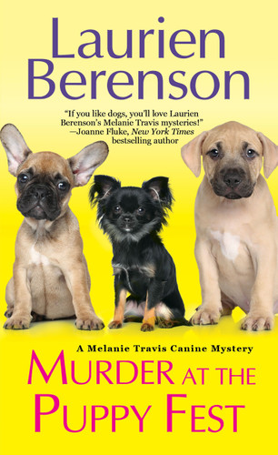 Murder at the Puppy Fest (A Melanie Travis Canine Mystery) book cover by Laurien Berenson