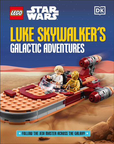LEGO Star Wars Luke Skywalker's Galactic Adventures (Library Edition) book cover by Elizabeth Dowsett