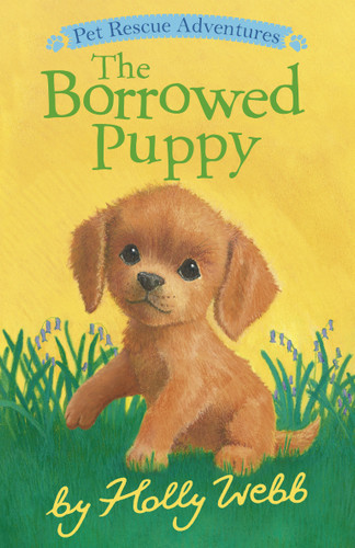 The Borrowed Puppy (Pet Rescue Adventures) book cover by Holly Webb
