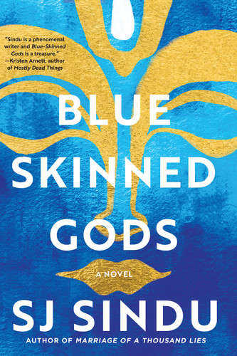 Blue-Skinned Gods book cover by SJ Sindu