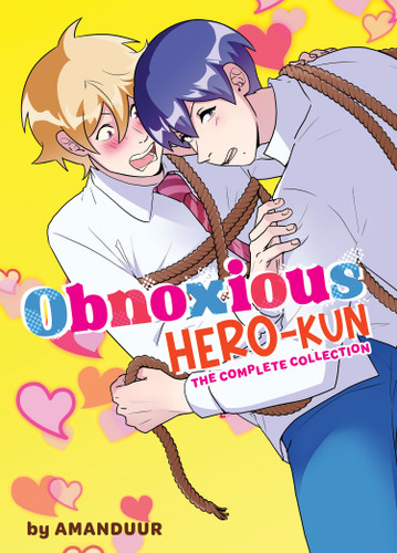 Obnoxious Hero-kun: The Complete Collection book cover by Amanda Rahimi (Amanduur)