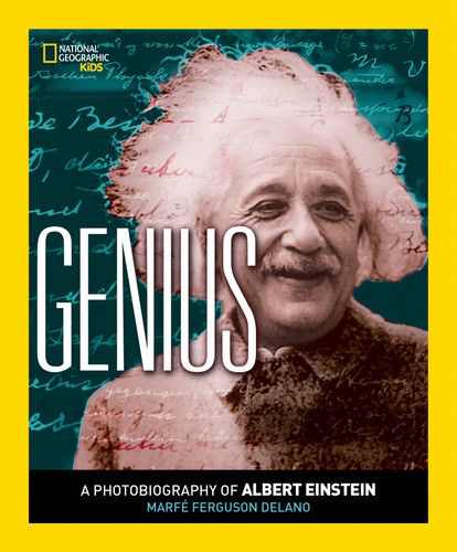 Genius: A Photobiography of Albert Einstein (Photobiographies) book cover by Marfe Ferguson Delano