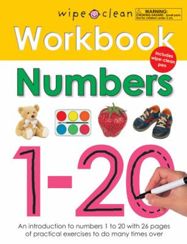 Wipe Clean Workbook Numbers 1-20 [Spiralbound] Cover