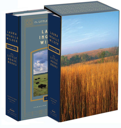 Laura Ingalls Wilder: The Little House Books: The Library of America Collection: (Two-volume boxed set) book cover by Laura Ingalls Wilder