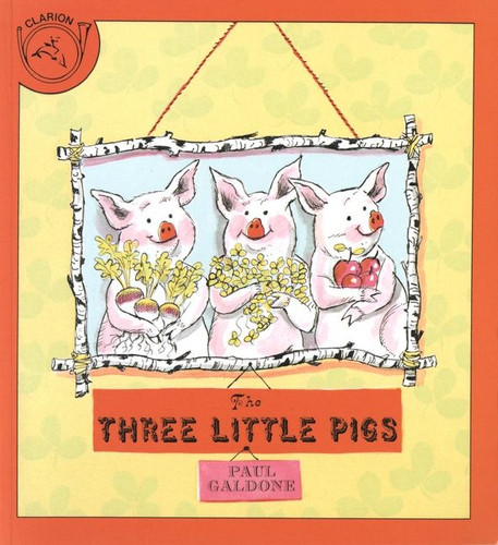 The Three Little Pigs (Paul Galdone Nursery Classic #35) book cover by Paul Galdone, Joanna C. Galdone