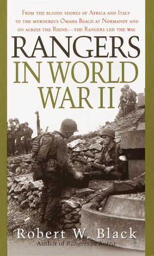 Rangers in World War II book cover by Robert W. Black