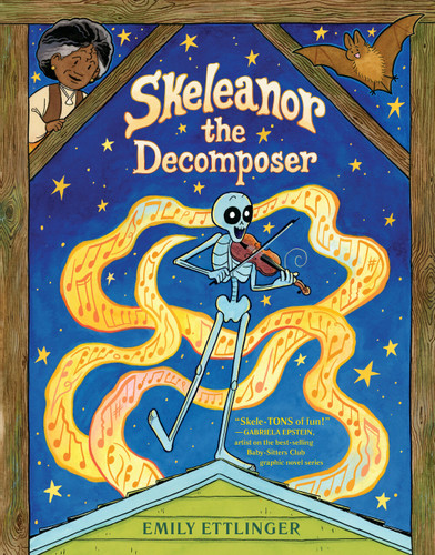 Skeleanor the Decomposer: A Graphic Novel book cover by Emily Ettlinger