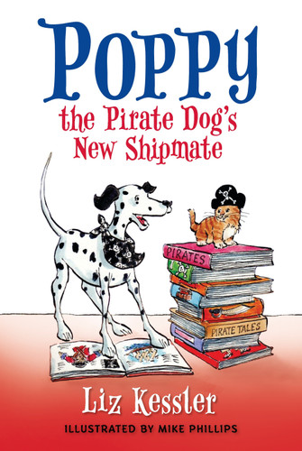 Poppy the Pirate Dog's New Shipmate book cover by Liz Kessler