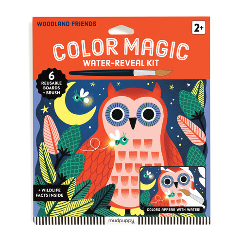 Woodland Friends Color Magic Water-Reveal Kit book cover by Mudpuppy
