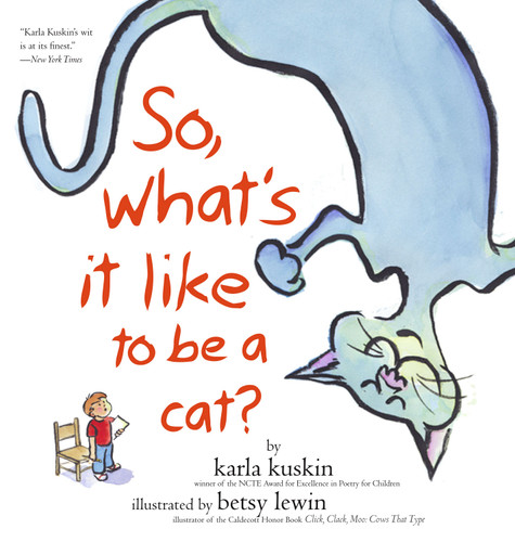So, What's It Like to Be a Cat? book cover by Karla Kuskin