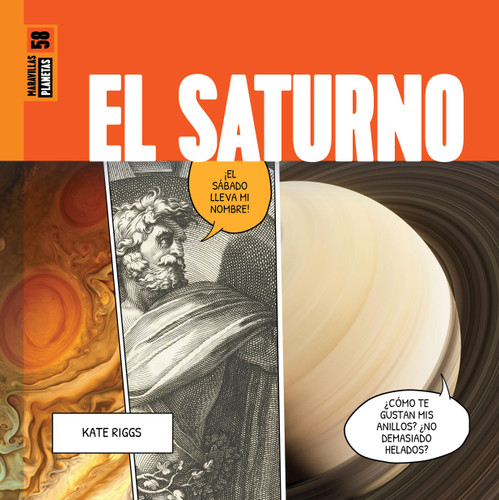 El Saturno (Maravillas) book cover by Kate Riggs