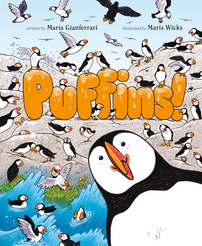 Puffins! book cover by Maria Gianferrari