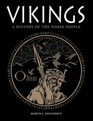 Vikings: A History of the Norse People (Dark History) book cover by Martin J Dougherty