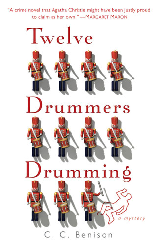 Twelve Drummers Drumming: A Father Christmas Mystery (Father Christmas) book cover by C. C. Benison