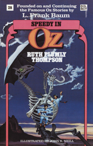 Speedy in Oz (Wonderful Oz Books, No 28) book cover by Ruth Plumly Thompson