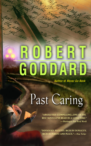 Past Caring book cover by Robert Goddard