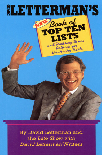 David Letterman's New Book of Top Ten Lists: and Wedding Dress Patterns for the Husky Bride book cover by David Letterman