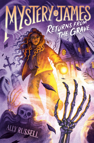 Mystery James Returns from the Grave book cover by Ally Russell