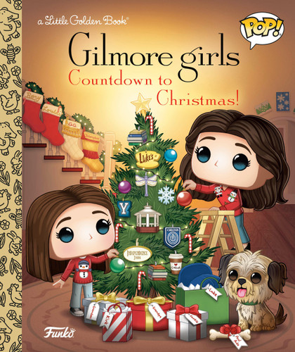 Gilmore Girls: Countdown to Christmas! (Funko Pop!) (Little Golden Book) book cover by Lauren Clauss