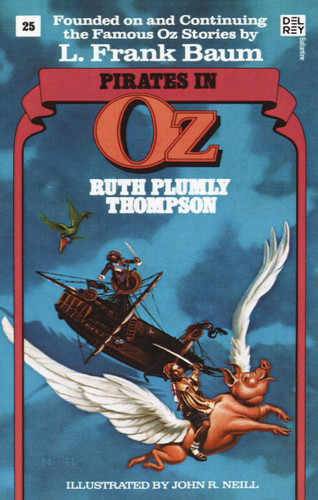 Pirates in Oz (Wonderful Oz Books, No 25) book cover by Ruth Plumly Thompson