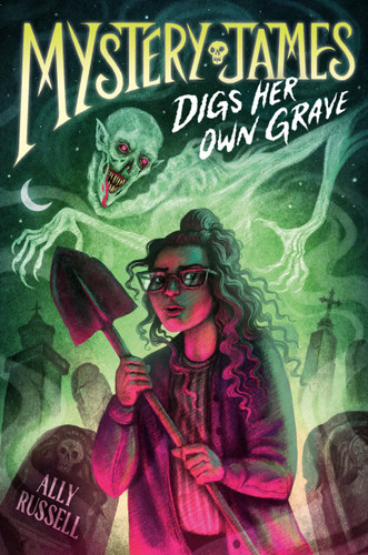 Mystery James Digs Her Own Grave book cover by Ally Russell