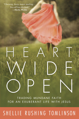Heart Wide Open: Trading Mundane Faith for an Exuberant Life with Jesus book cover by Shellie Rushing Tomlinson