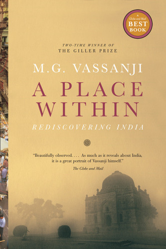 A Place Within: Rediscovering India book cover by M.G. Vassanji