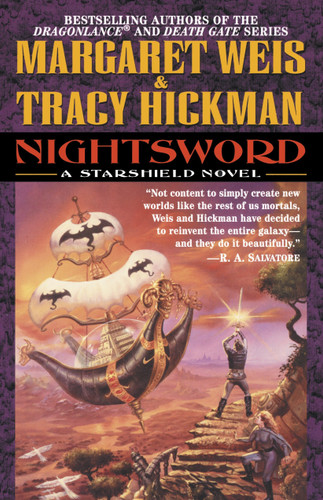 Nightsword: A Starshield Novel book cover by Margaret Weis, Tracy Hickman