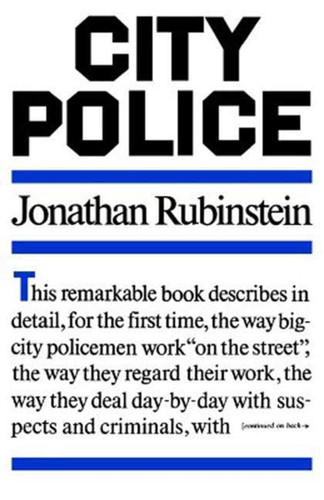 City Police book cover by Jonathan Rubinstein