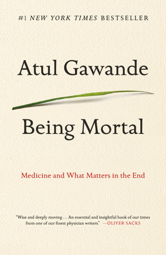 Being Mortal: Medicine and What Matters in the End book cover by Atul Gawande