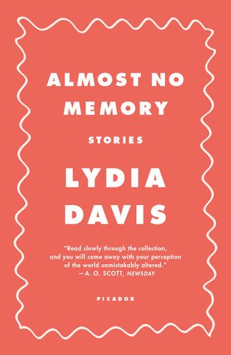 Almost No Memory: Stories book cover by Lydia Davis