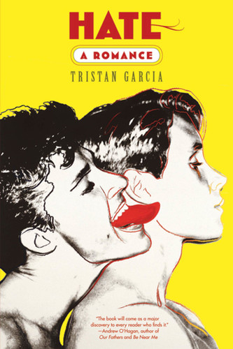 Hate: A Romance: A Novel book cover by Tristan Garcia