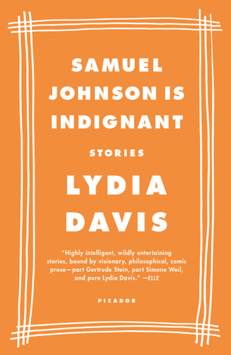 Samuel Johnson Is Indignant: Stories book cover by Lydia Davis
