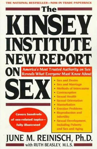 The Kinsey Institute New Report On Sex book cover by June M. Reinisch, Ruth Beasley