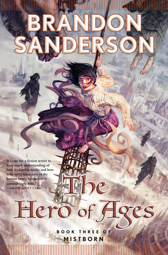 The Hero of Ages: Book Three of Mistborn book cover by Brandon Sanderson