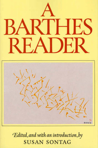 A Barthes Reader book cover by Roland Barthes
